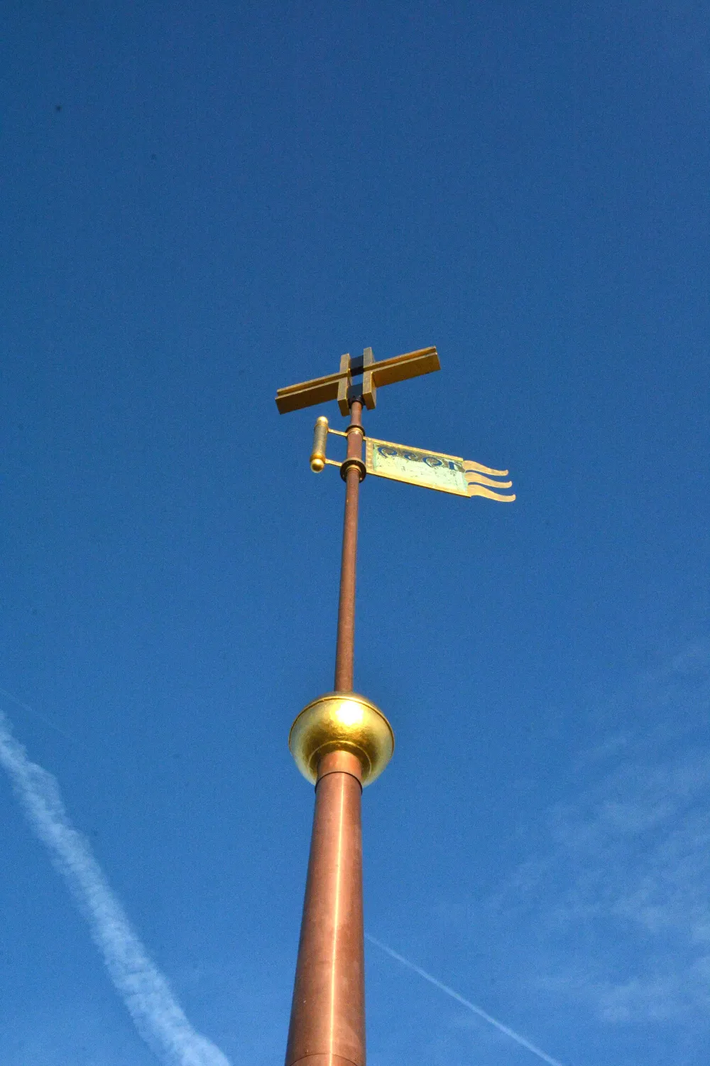 Restaurierung der Turmuhren und der Wetterfahne in Hildesheim Himmelsth&uuml;r St. Pauluskirche