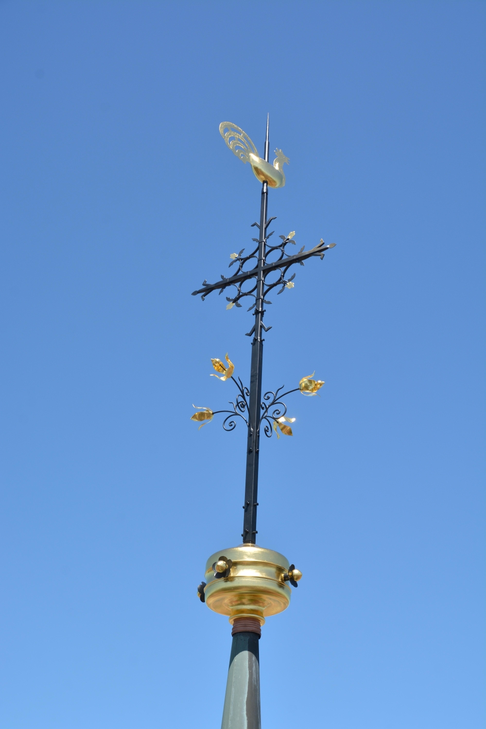 Fertig Restaurierte Turmbekrönung