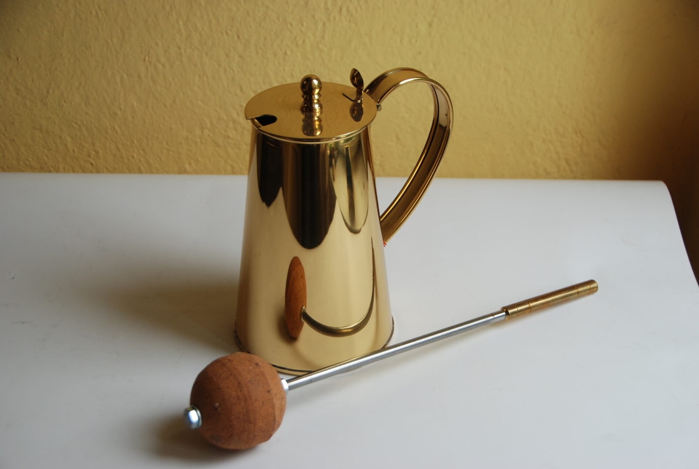 Kaminanzünder mit Schamottstein, 130 mm ø, 200 mm hoch