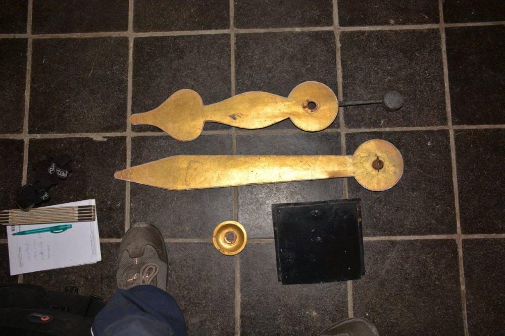 Restaurierung Wetterhahn der Kirche in Holle