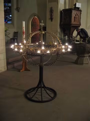 Opferkerzenst&auml;nder "Weltkugel"