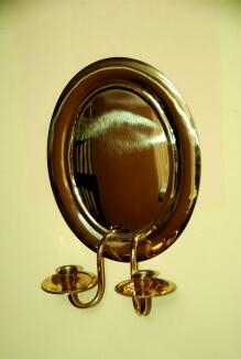 ovaler Blaker, 2-arm., 290/24 mm, Messing