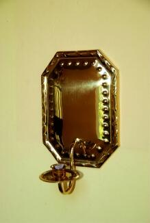 Rasteder Blaker, 1-arm., 240/175 mm, Messing