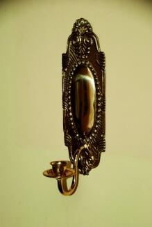 kleiner Säulenblaker, 1-arm., 290/100 mm Neusilber