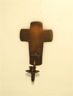 Wandleuchter Kreuz