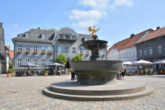 Marktbrunnen Goslar nach der Restaurierung