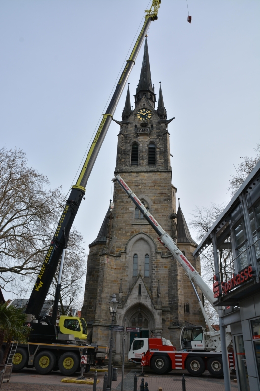 Fertig Restaurierte Turmbekrönung