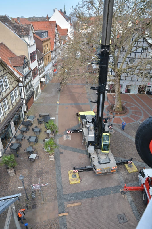 Fertig Restaurierte Turmbekrönung