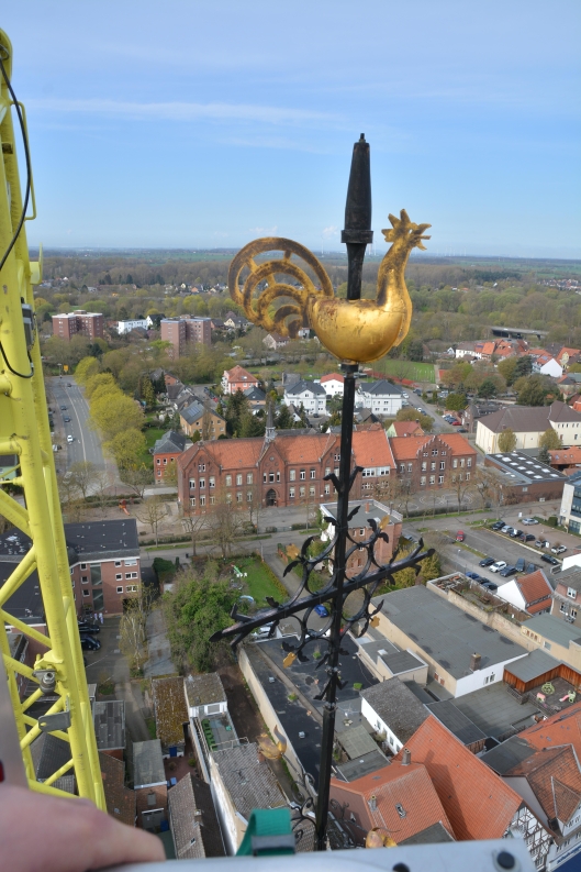 Fertig Restaurierte Turmbekrönung