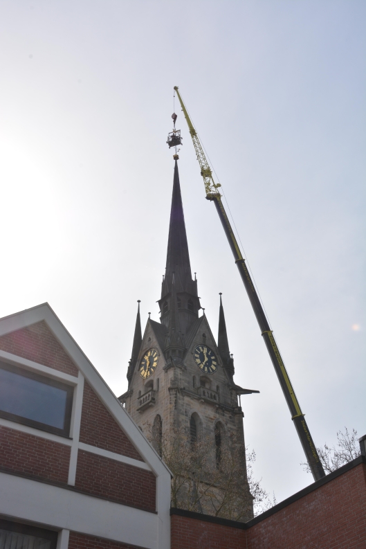 Fertig Restaurierte Turmbekrönung