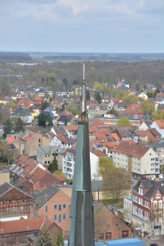 Fertig Restaurierte Turmbekrönung