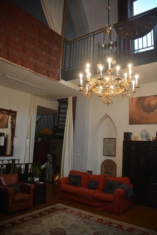 Neugothischer Kronleuchter für eine Privatwohnung