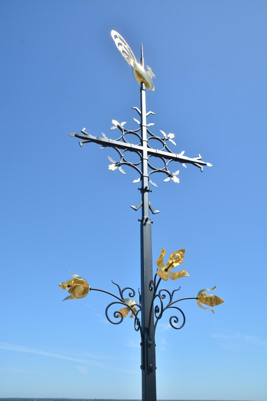 Fertig Restaurierte Turmbekrönung