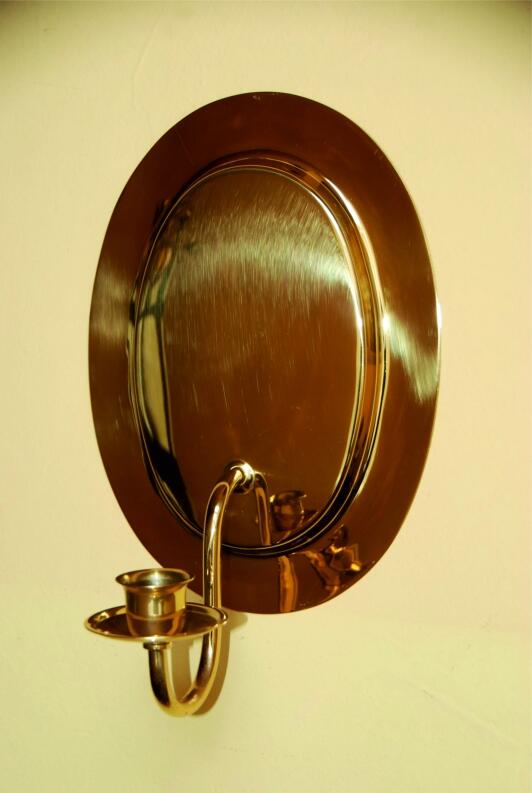 Biedermeierblaker, glatt, 1-arm., 250/180 mm