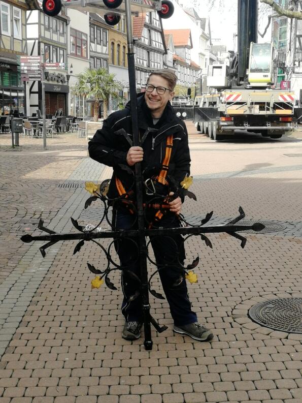 Fertig Restaurierte Turmbekrönung