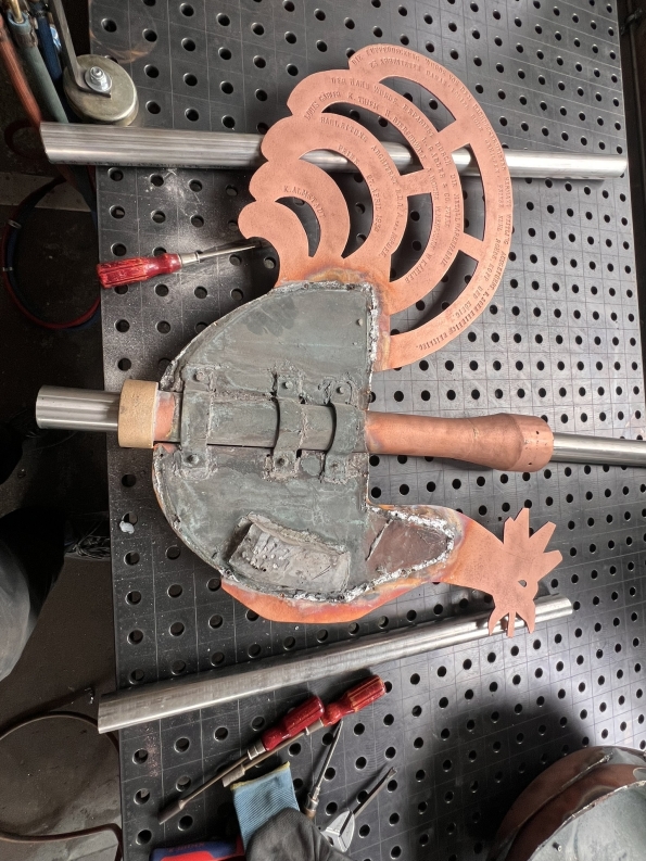 Fertig Restaurierte Turmbekrönung