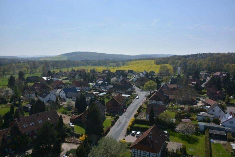 Restaurierung Wetterhahn der Kirche in Holle