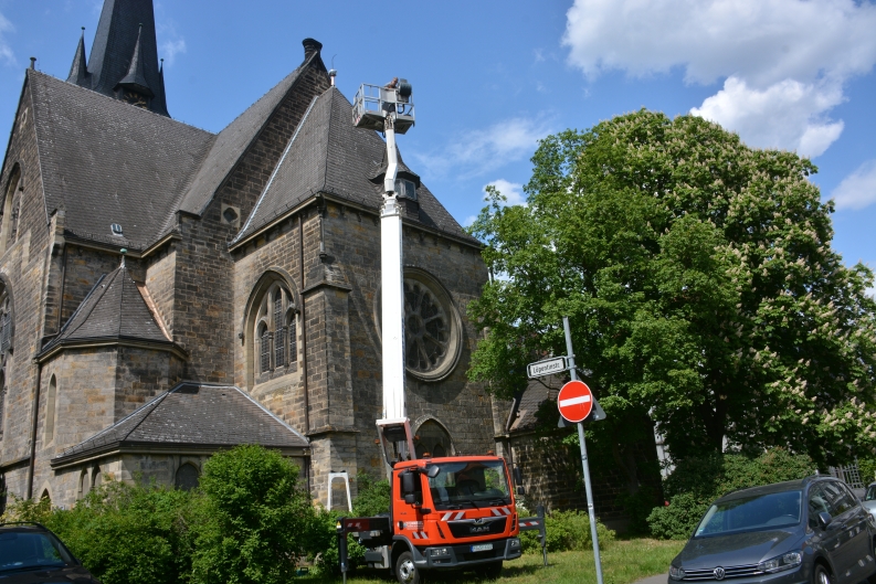 Restaurierung Hannover - Kirche Herrenhausen: Sonne