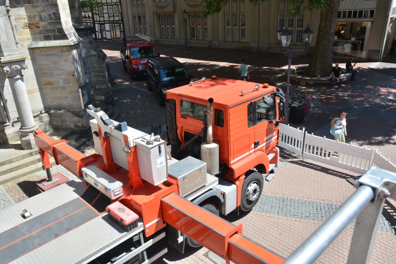 Fertig Restaurierte Turmbekrönung