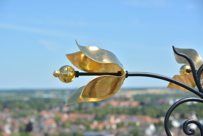 Fertig Restaurierte Turmbekrönung