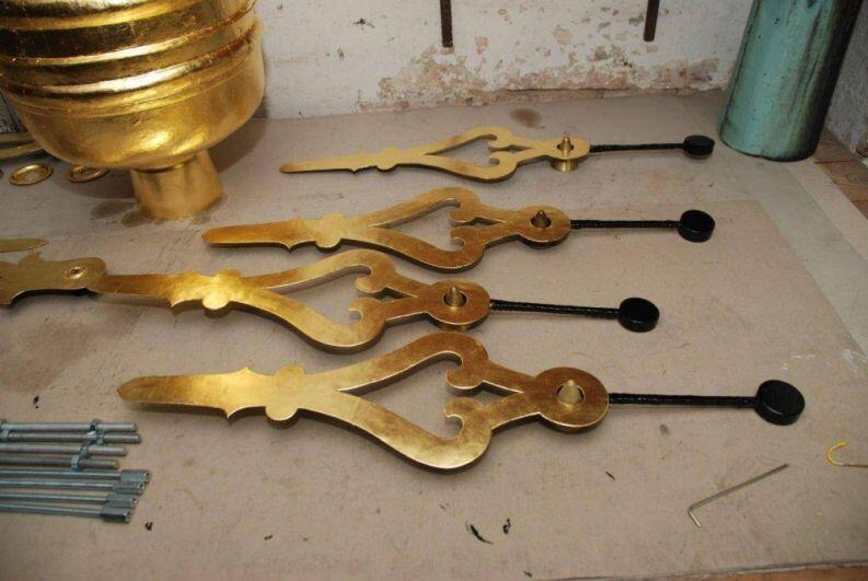 Restaurierung Ziffernblatt