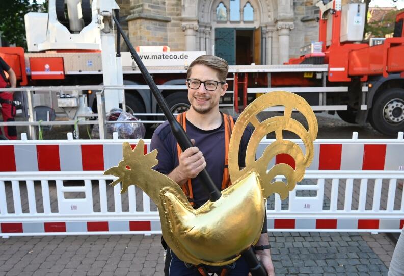 Fertig Restaurierte Turmbekrönung