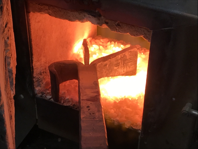 Schmieden der Ornamente